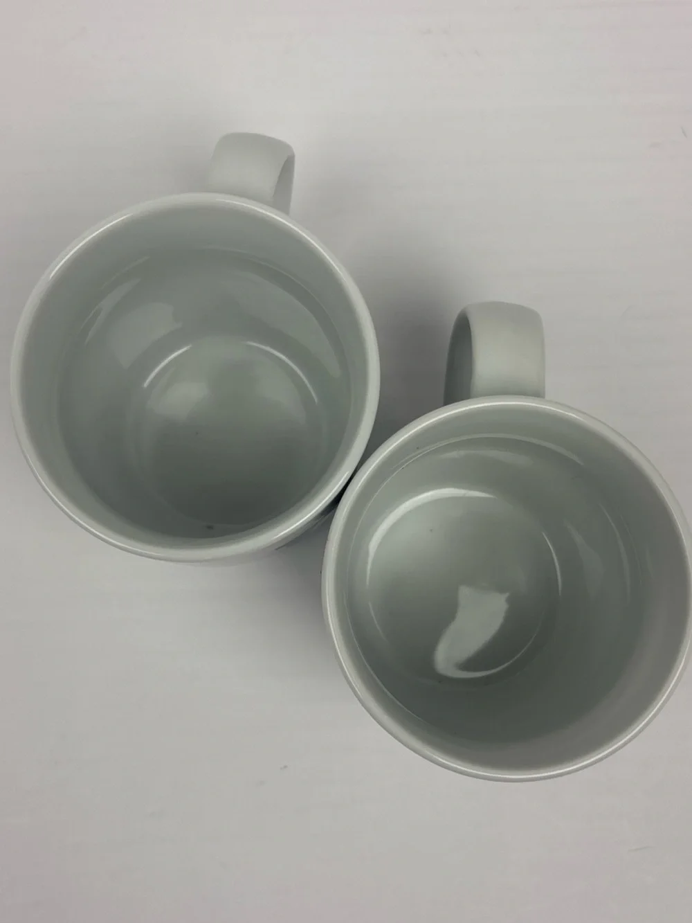 Dog Mom Dad Coffee Mugs Set of 2 White Black Red Heart Ceramic 8 oz Couple Gift